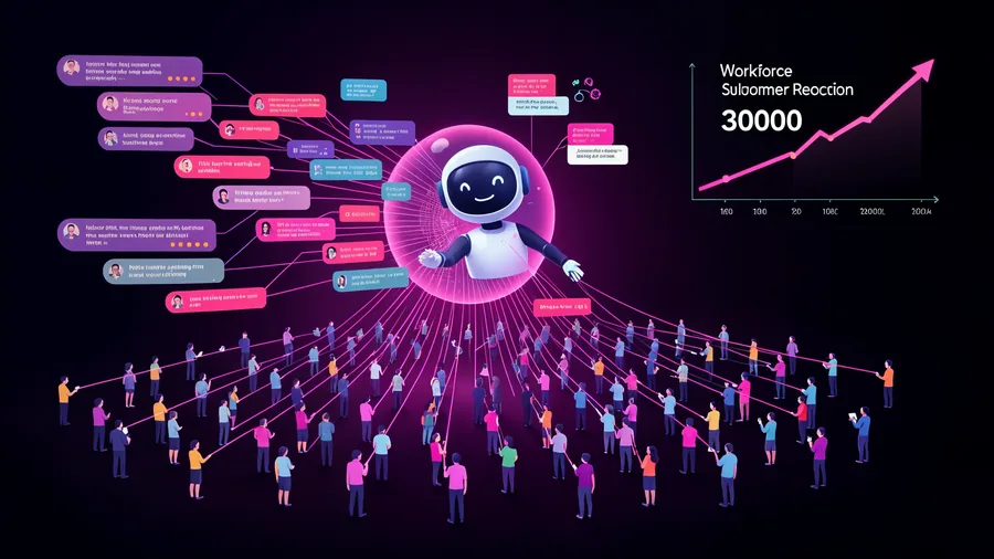 Klarna AI Workforce - praca 853 agentów